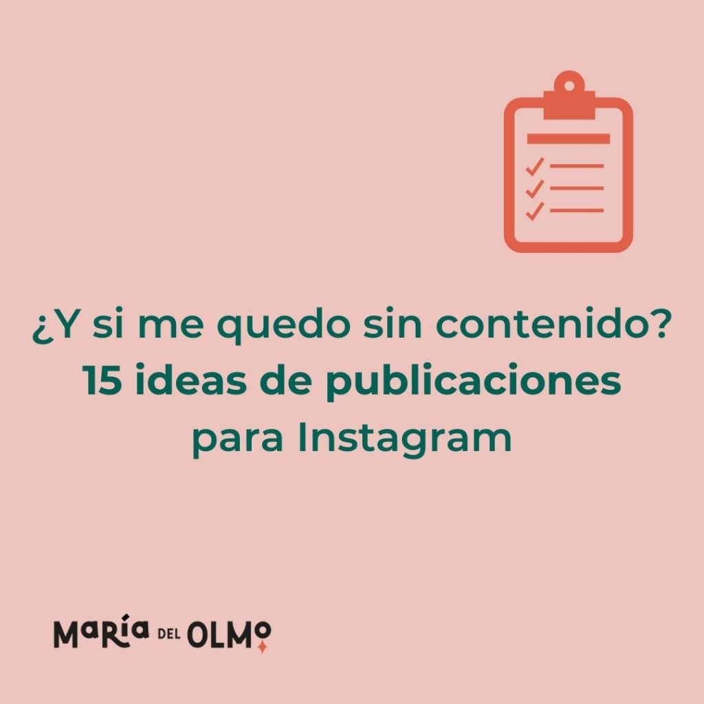 PORTADA_Y si me quedo sin contenido_15 ideas de publicaciones para Instagram